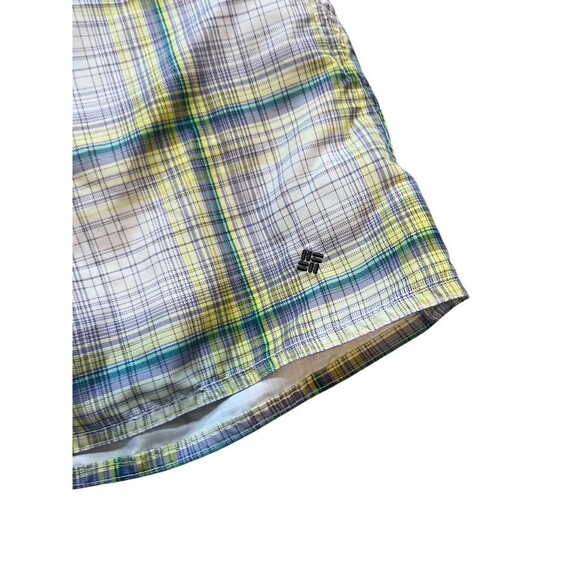 Columbia Swim Trunks Mens Size 32 Plaid Board Shorts Bathing Suit Swim Beach - Picture 5 of 12